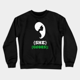 Women Who Code Empowering Women in Technology Crewneck Sweatshirt